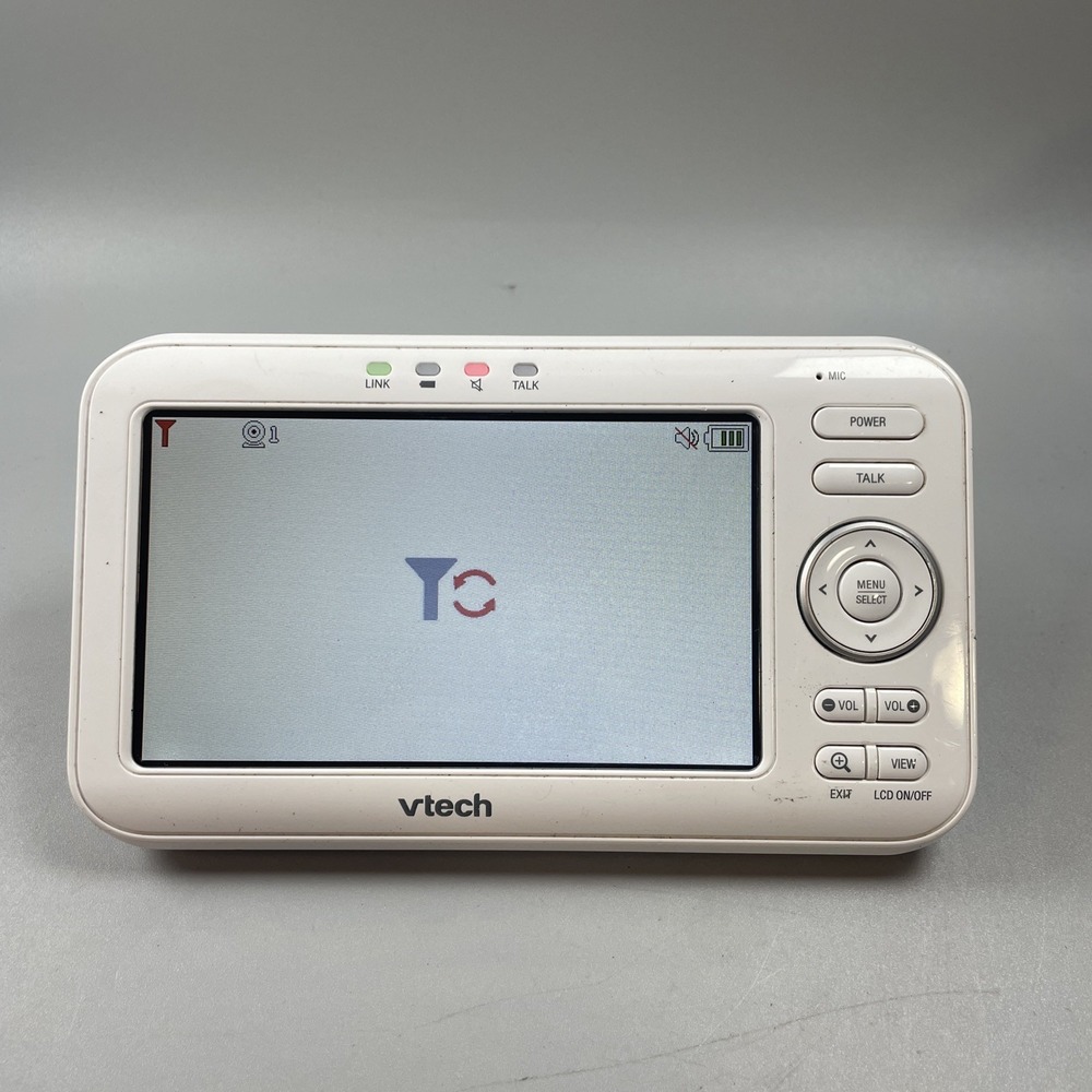 VTech VM5263 PU White Wireless Portable Digital Video Baby Monitor
